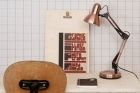 Desk lamp Hobby steel copper brushed - 2