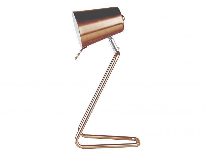 Table lamp Z" metal copper satin finish" - 1