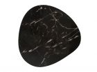Side table MDF marble veneer black - 2