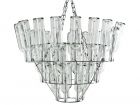 Chandelier Wine Bottle chrome, Design Bonne Plat