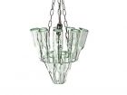 Chandelier Mini Bottle chrome, Design Bonne Plat