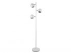 Floor lamp Retro 3 lights metal white