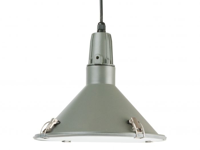 Pendant lamp Inside Out alu grey - 1