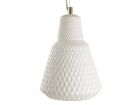 Pendant lamp Cast ceramic white, BOX32 Design