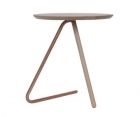 Table Less than 3 beech wood w. copper leg