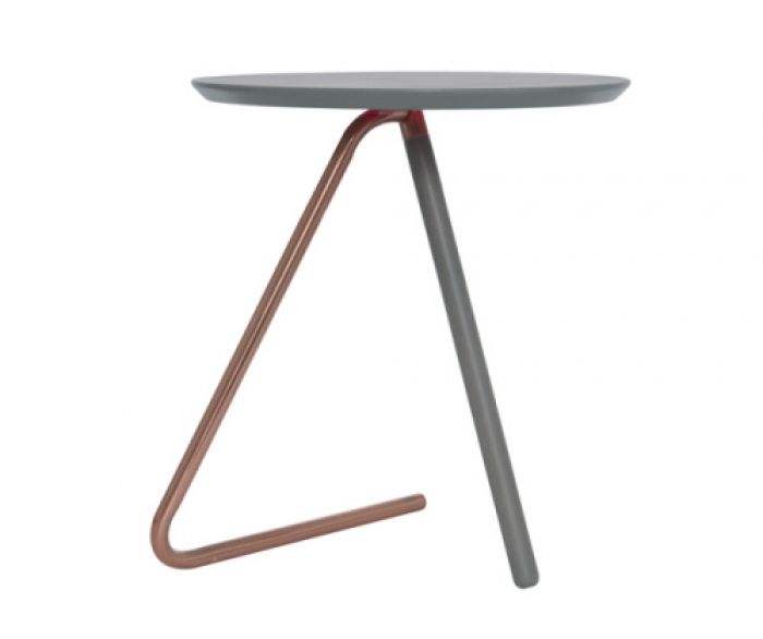 Table Less Than 3 grey with copper leg - 1