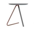 Table Less Than 3 grey with copper leg
