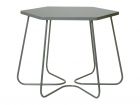 Side table Hexagon medium MDF top dark grey