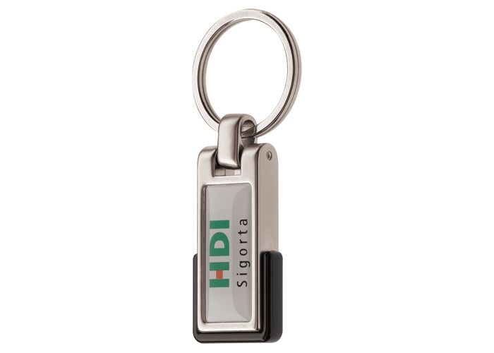 Metalen sleutelhanger logotop - 1