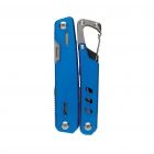 Solid multitool met karabijnhaak, blauw - 2