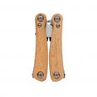 Mini houten multitool, bruin - 2