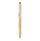 Bamboe 5 in 1 toolpen, bruin - 3
