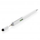 5-in-1 aluminium toolpen, wit - 2