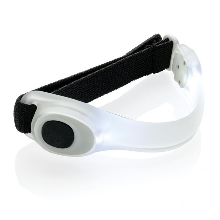 Veiligheids LED armband, wit - 1