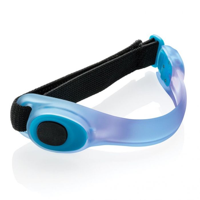 Veiligheids LED armband, blauw - 1