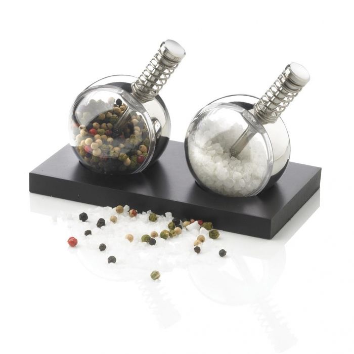 Planet peper & zout set, zwart - 1