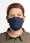 Herbruikbaar 2 laags katoenen gezichtsmasker, donkerblauw - 2