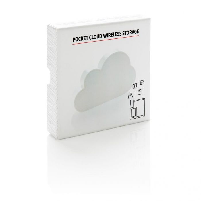 Pocket cloud draadloze mobiele opslag, wit - 1