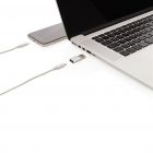 USB A naar USB C adapter, zilver - 3