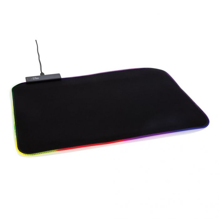 RGB gaming-muismat, zwart - 1