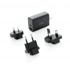 Philips 30W ultra snelle reisadapter set, zwart - 1