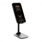 Swiss Peak verstelbare aluminium telefoon stand, zwart