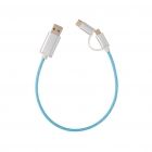 3-in-1 LED flow kabel, blauw