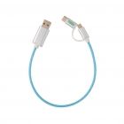 3-in-1 LED flow kabel, blauw - 3