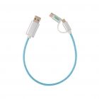 3-in-1 LED flow kabel, blauw - 3