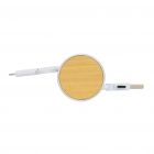 RCS gerecycled plastic Ontario 6-in-1 oprolbare kabel, wit - 2