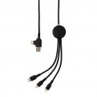 Light up logo 6-in-1 kabel, zwart - 3