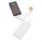 RCS gerecycled plastic Ontario 6-in-1 ronde kabel, wit - 2