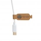 RCS gerecycled plastic Ontario 6-in-1 ronde kabel, wit - 3