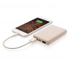 5.000 mAh zakformaat powerbank van tarwestro, bruin - 2