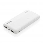 Philips 10.000 mAh platte powerbank, wit - 1