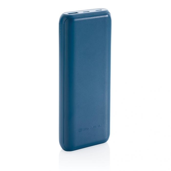 Urban Vitamin Pasadena 20.000 mAh 18W PD powerbank, blauw - 1