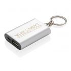 1.000 mAh sleutelhanger powerbank, zilverkleurig - 2