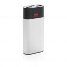 4.000 mAh powerbank met digitaal display, zilver