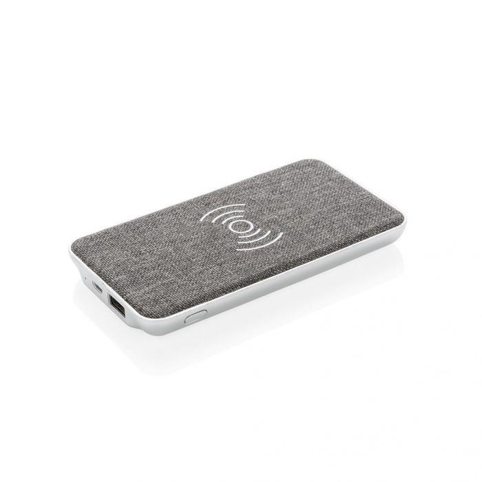 Vogue 5.000 mAh 5W draadloze powerbank, zwart - 1