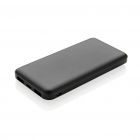 High density 10.000 mAh zakformaat powerbank, zwart