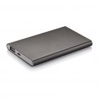 4.000 mAh dunne powerbank, grijs - 1