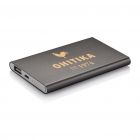 4.000 mAh dunne powerbank, grijs - 2