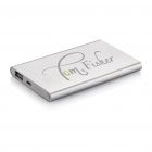 4.000 mAh dunne powerbank, zilver - 2