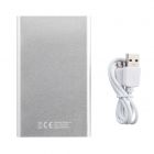 4.000 mAh dunne powerbank, zilver - 3