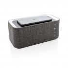 Vogue speaker met 5W draadloze oplader, grijs - 2