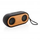 Bamboo X dubbele 10W speaker, zwart