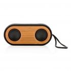 Bamboo X dubbele 10W speaker, zwart - 3