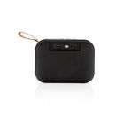 Fabric trend draadloze 3W speaker, zwart - 3