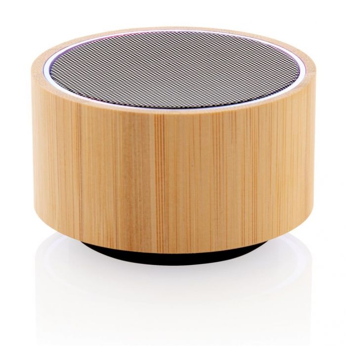 Bamboo 3W draadloze speaker, zwart - 1