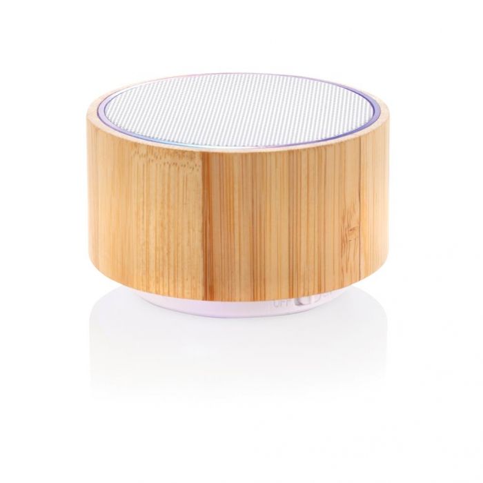 Bamboo 3W draadloze speaker, wit - 1